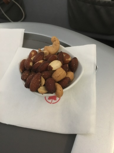 Warm nuts after take off